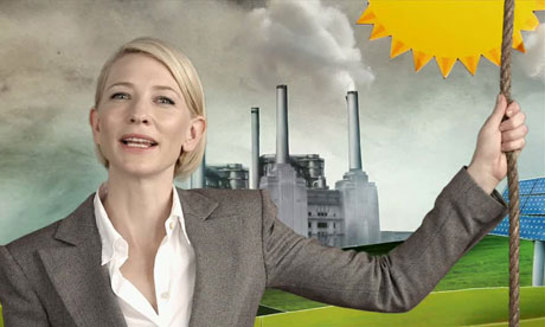 Photo: Cate Blanchett in Climate Change PSA