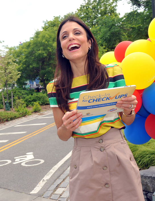Photo: Bethenny Frankel hits the streets of New York, Thursday, June 16, 2011, to kick-off the Clorox and the Children's Health Fund Check-in for Checkups program.
