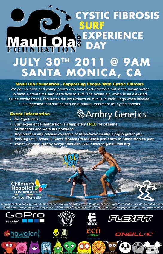 Photo: Cystic Fibrosis Surf Event