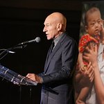 Sir Patrick Stewart Attends International Rescue Committee’s Freedom Award Dinner