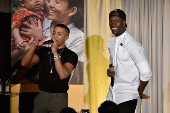 Nico and Vinz at the International Rescue Committee's annual Freedom Award Dinner