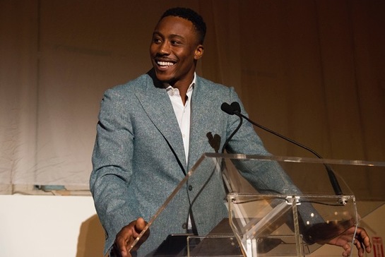 Brandon Marshall at Seeds Of Hope gala