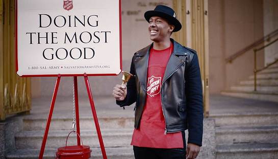 Nick Cannon and The Salvation Army invite supporters to enter for the chance to participate in The Salvation Army Giving Spree