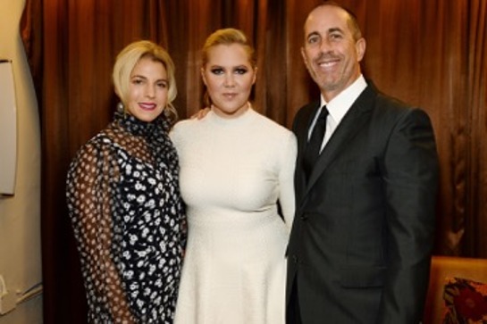 Jessica Seinfeld, Amy Schumer and Jerry Seinfeld