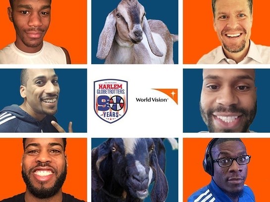 World Vision and Harlem Globetrotter's Goatee for a Good Cause Campaign World Vision and Harlem Globetrotter's Goatee for a Good Cause Campaign