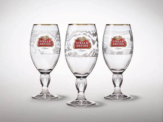 Stella Artois will release a new set of limited-edition Chalices designed by three artists from Kenya, Peru and Haiti