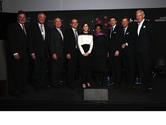 Phumzile Mlambo-Ngucka and Emma Watson convene the HeForShe Impact Champions to release the first ever gender parity report