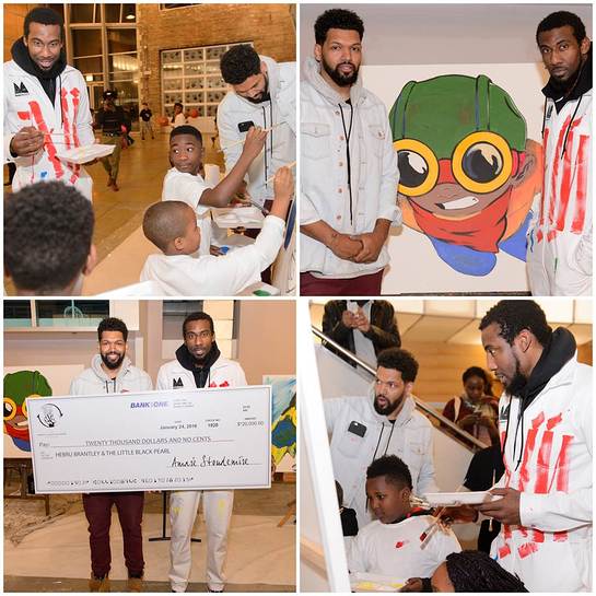 Amare Stoudemire & Melech Collection present 2nd In the Paint Series with Artist Hebru Brantley