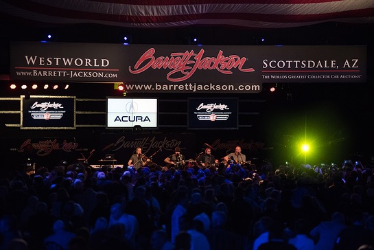 Zac Brown Band played during Barrett-Jackson's annual gala at WestWorld of Scottsdale