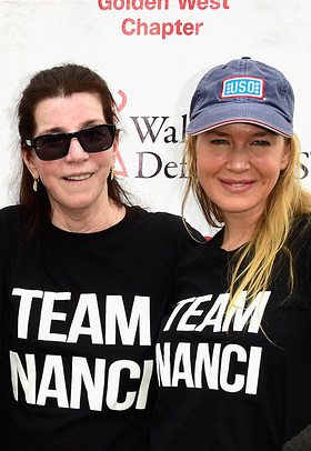 Nanci Ryder and Renee Zellweger of Team Nanci at The ALS Association Golden West Chapter's Los Angeles Walk to Defeat ALS.