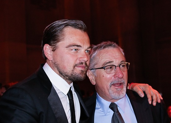 Leonardo DiCaprio and Robert De Nero