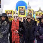 Annie Lennox Joins Mother's Day Walk In London