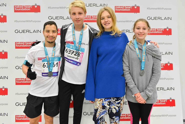Natalia Vodianova Greats Team Members At Paris Half Marathon