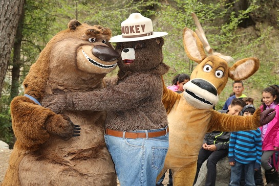 Smokey Hugs Boog and Elliot