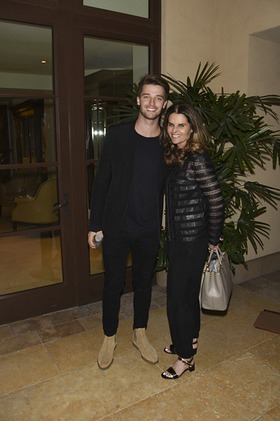 Patrick Schwarzenegger and Maria Shriver attends Generosity Water launch event on World Water Day Patrick Schwarzenegger and Maria Shriver attends Generosity Water launch event on World Water Day