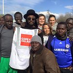 will.i.am Visits Refugees In Calais