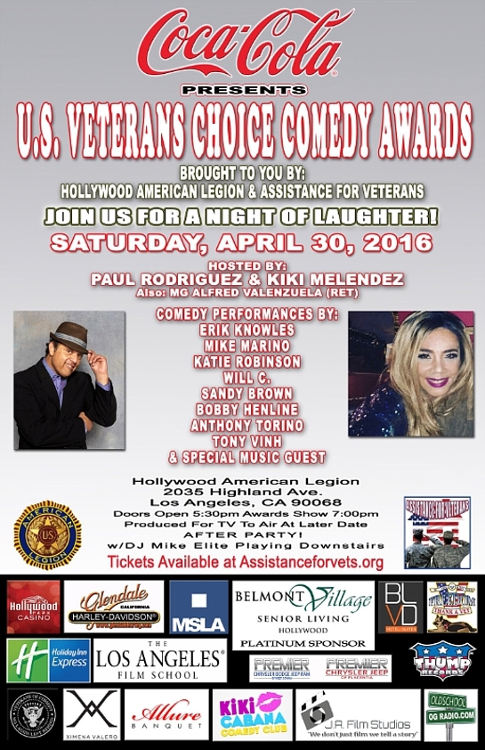 Coca-Cola Presents U.S. Veterans Choice Comedy Awards Brought to You by Hollywood American Legion & Assistance for Veterans