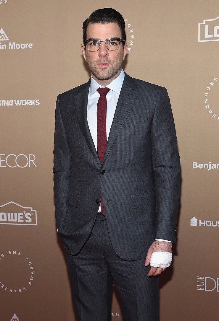 Zachary Quinto attends Housing Works Groundbreaker Awards