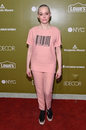 Rose McGowan attends 2016 Housing Works Design On A Dime