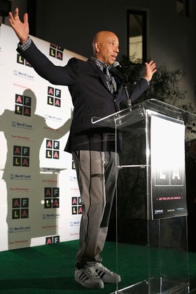 Russell Simmons At Rush Philanthropic Arts Foundation's Inaugural Art for Life Los Angeles