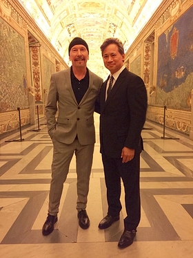 The Edge of U2 and Dr. William Li at the Vatican