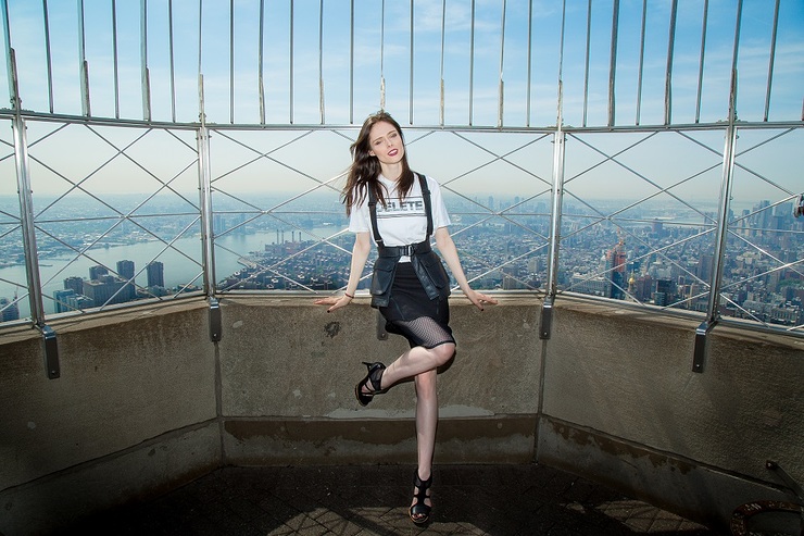 Coco Rocha Lights The Empire State Building In Honor Of DKMS