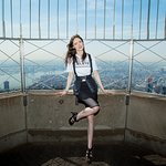 Coco Rocha Lights Empire State Building For World Blood Cancer Day