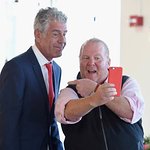 Mario Batali And Anthony Bourdain Host The 2016 (RED) Supper