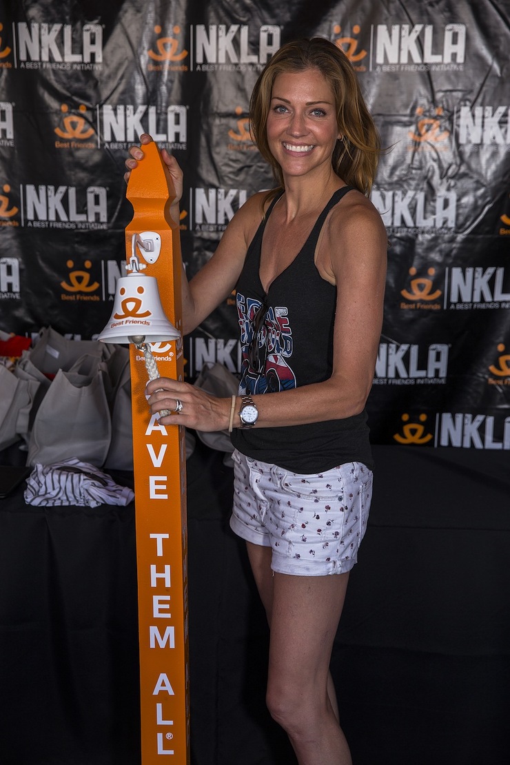 Tricia Helfer at  Best Friends Animal Society's NKLA Super Adoption Weekend