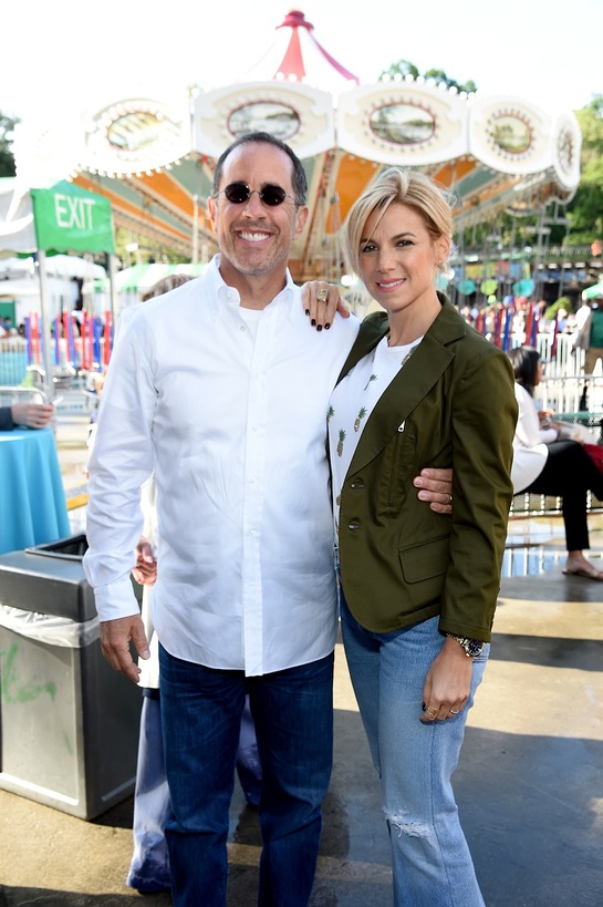 Jessica Seinfeld and Jerry Seinfeld attend the Americans for