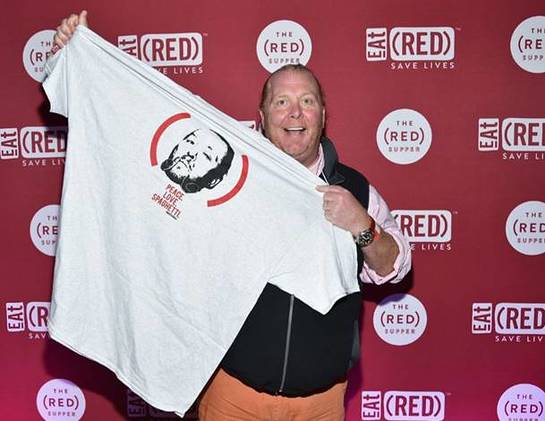 Mario Batali With New Shirt