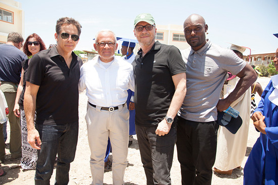 Ben Stiller, BOVET Owner Pascal Raffy, Director Paul Haggis, and Jimmy Jean-Louis