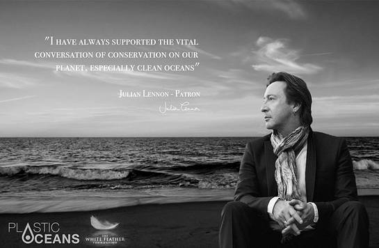 Julian Lennon Supports The Plastic Oceans Foundation