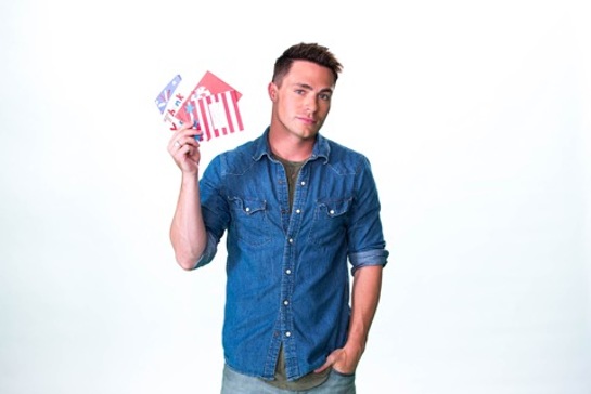 Colton Haynes Supports Smiles For Soldiers