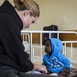 Rosie Huntington-Whiteley Meets Children Affected By Food Crisis In Lesotho