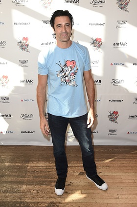 Gilles Marini attends NY Celebration of Kiehl's LifeRide for amfAR