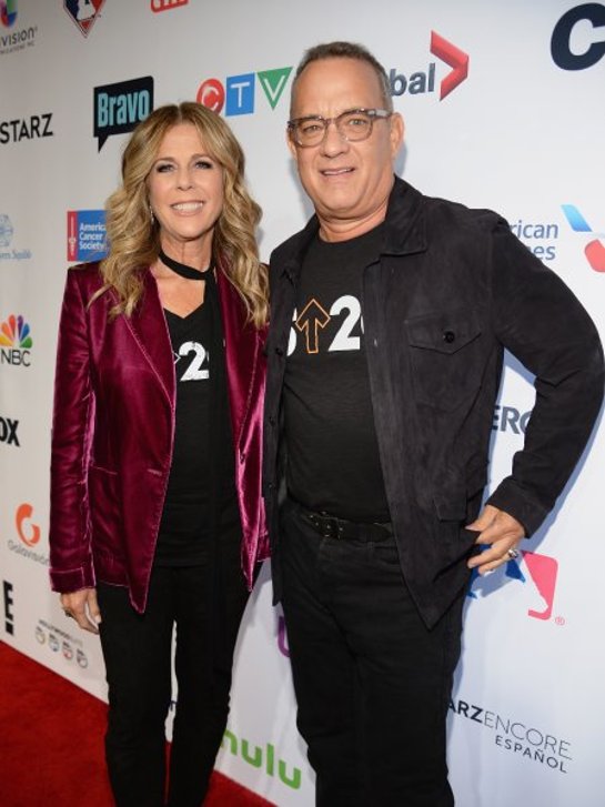 Rita Wilson and Tom Hanks attend Stand Up To Cancer Rita Wilson and Tom Hanks attend Stand Up To Cancer