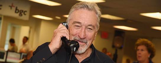 Robert De Niro At BGC Charity Day