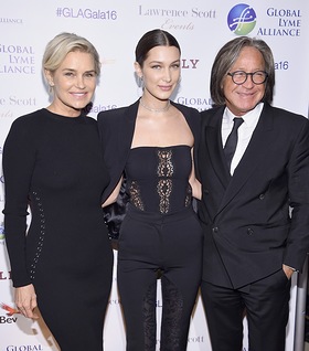 Yolanda Hadid, Bella Hadid, Mohamed Hadid Yolanda Hadid, Bella Hadid, Mohamed Hadid