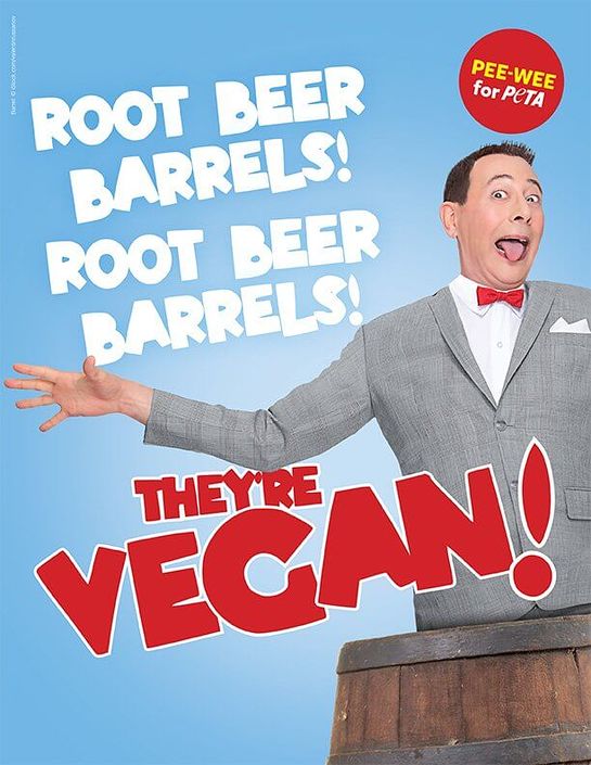 Pee Wee Herman PETA Ad