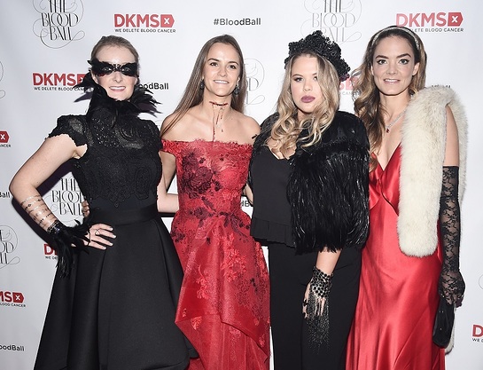 Charlotte Santo Domingo joins DKMS CEO Carina Ortel and Guests