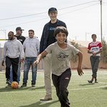 Liam Neeson Meets With Syrian Children And Youth In Jordan