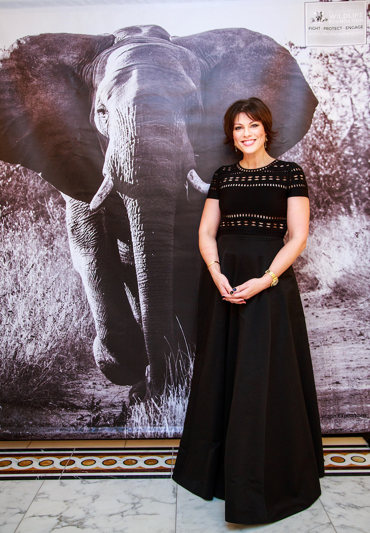 Kate Silverton Attends David Shepherd Wildlife Foundation Fundraising Ball