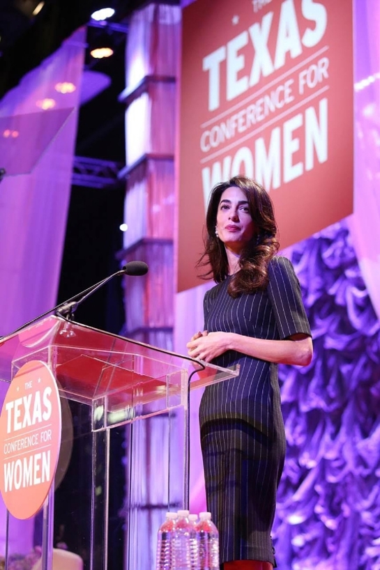 Amal Clooney at 17th Annual Texas Conference for Women