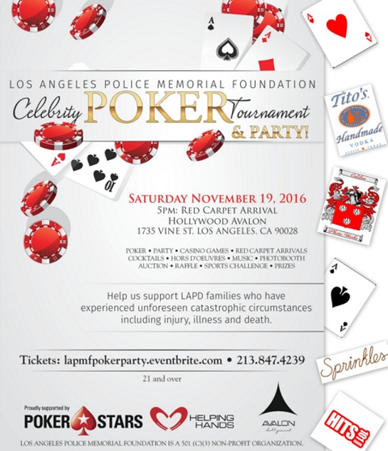 Los Angeles Police Memorial Foundation Celebrity Poker Tournament 
