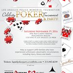 Stars To Attend 2016 Los Angeles Police Memorial Foundation Celebrity Poker Tournament