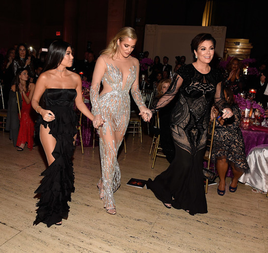 Kourtney Kardashian, Khloe Kardashian, and Kris Jenner