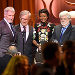Steven Spielberg Honors George Lucas And Mellody Hobson With 2016 Ambassador For Humanity Award