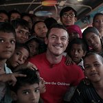 Luke Evans Travels To India To Support Save The Children's Christmas Jumper Day