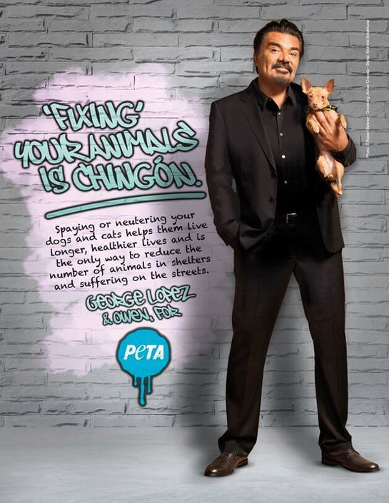 George Lopez PETA Ad